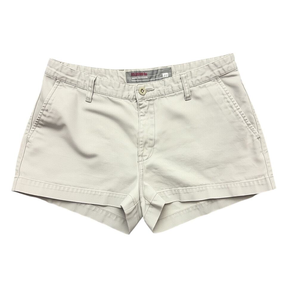 Vintage Hollister Khaki Shorts Low Rise Y2K Micro Chino Shortie Shorts Size 6